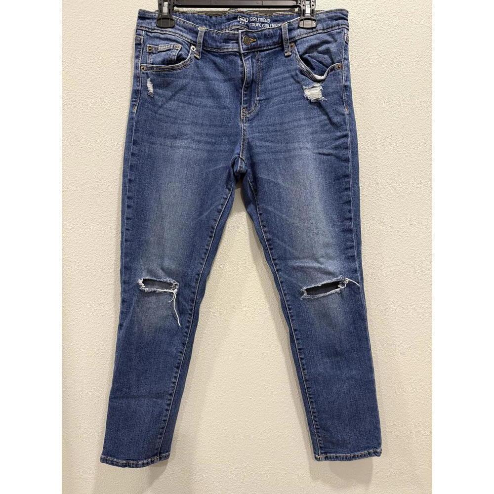 GAP Girlfriend Coupe Jeans, Medium Wash, Size 10/30 R